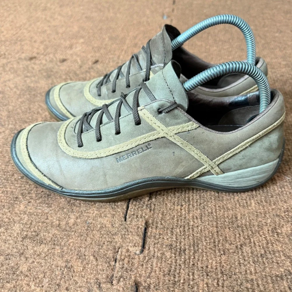 Merrell Cypress F08 Chocolate Leather Walking Shoes Womens 9.5 Brown J44066 B+